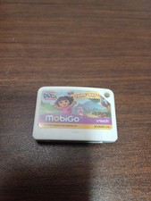 VTECH MobiGo 2010 Video Game Learning Cartridge Dora Explorer Twins Day VGC