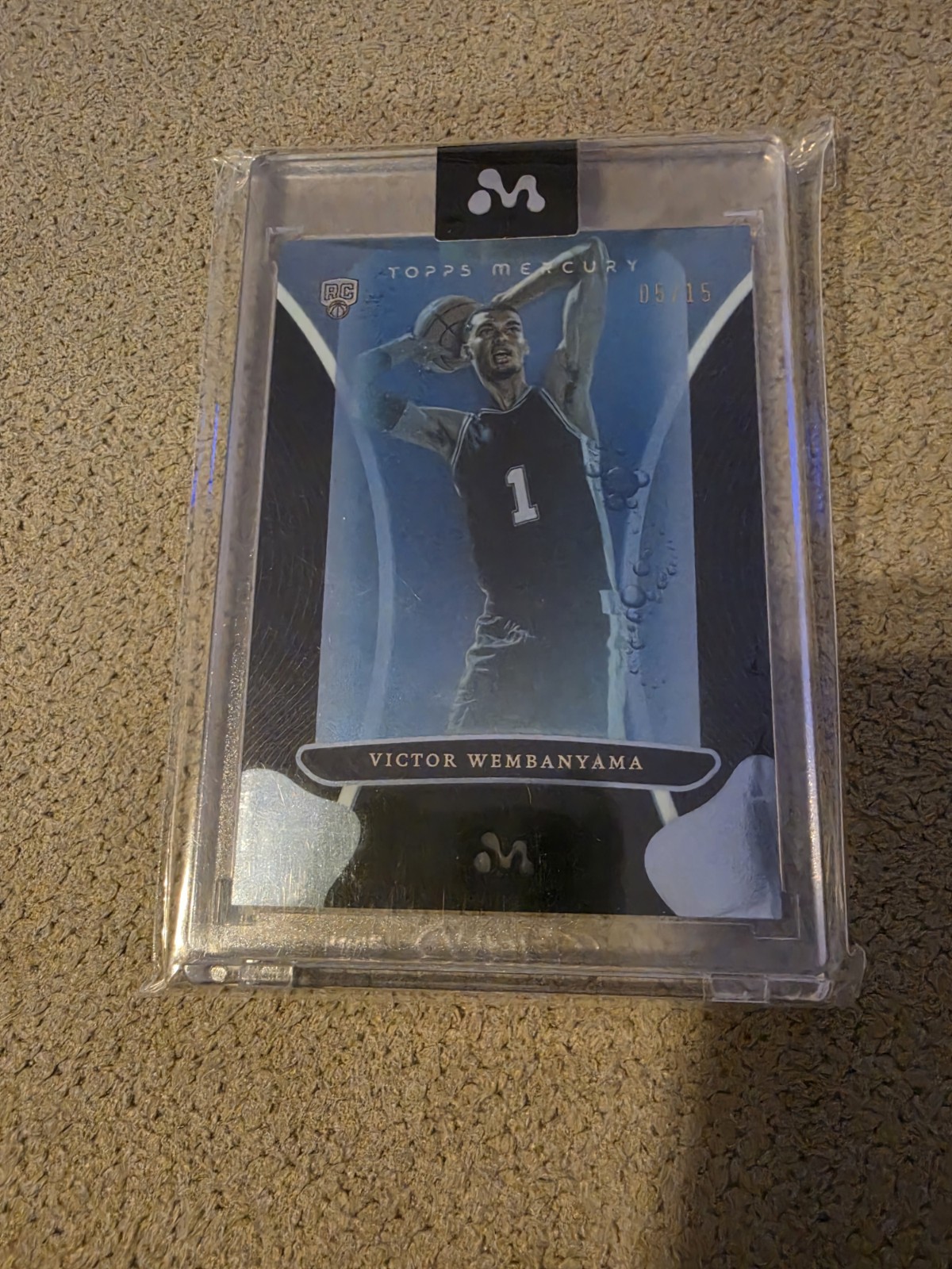 2023 Topps Mercury Victor Wembanyama#17  Specimen Tank 5/15
