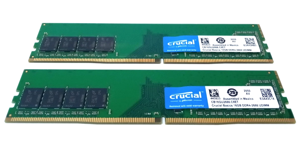 Crucial DDR4 SDRAM 32 GB Total Capacity Memory (RAM) for sale | eBay