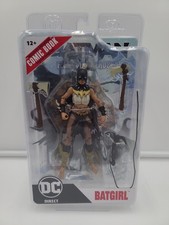 DC DIRECT McFarlane BATGIRL Fighting Frozen Batman Page Punchers PLATINUM - New