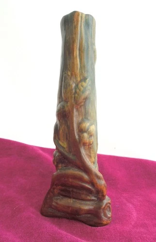 Vintage Weller Woodcraft Vase 7.25"