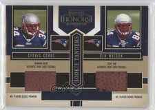 2004 Playoff Honors Rookie Tandems Footballs /125 Cedric Cobbs Ben Watson 11iy