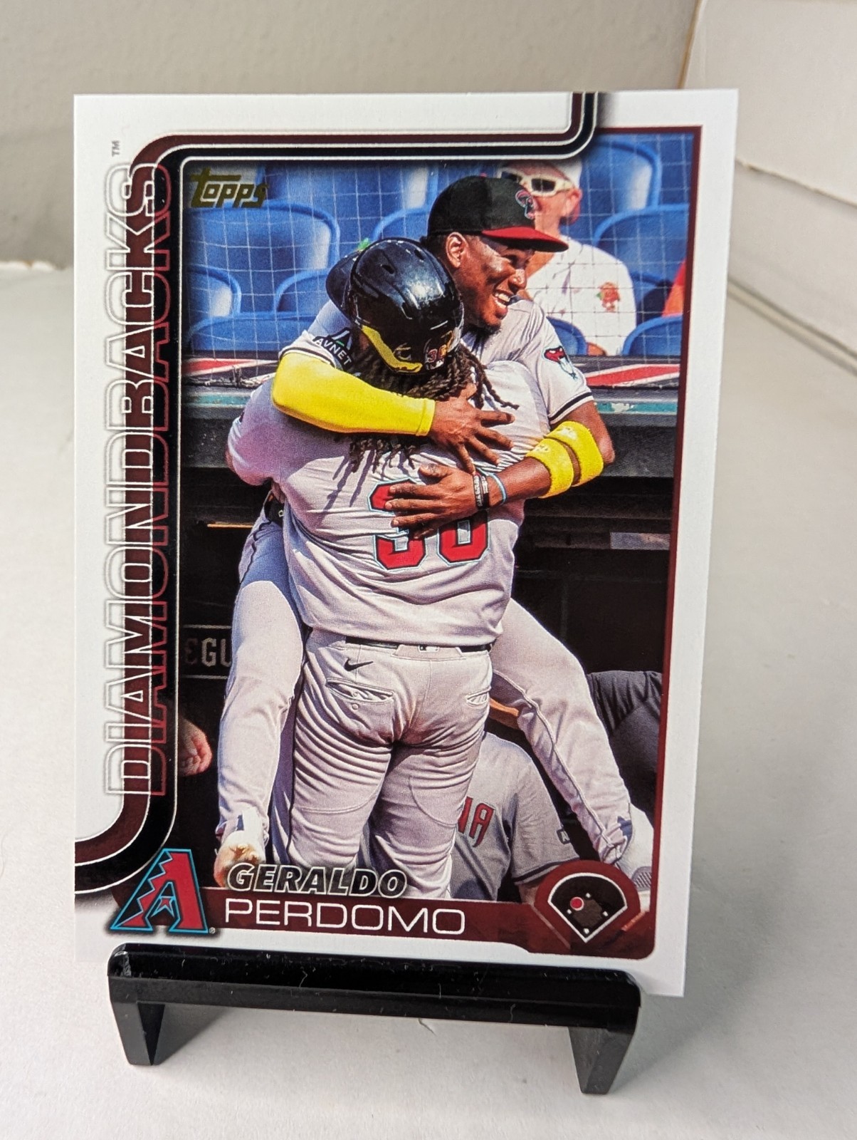 2025 Topps Series 1 - Geraldo Perdomo #228 Golden Mirror Image Variation