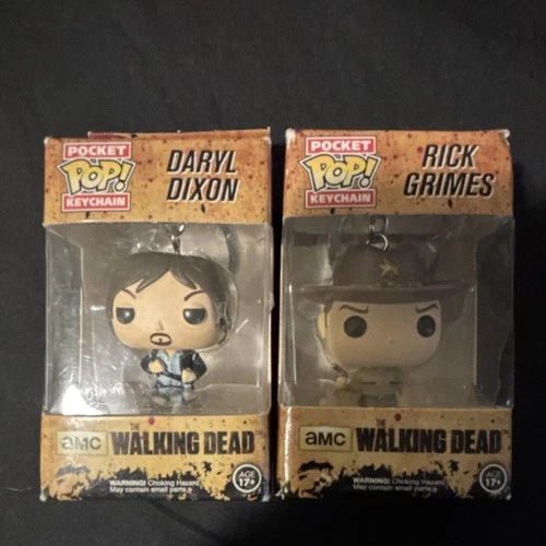 Funko Pocket Pop! Keychain Daryl Dixon & Rick Grimes The Walking Dead