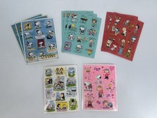 10 Vintage PEANUTS, Sticker Sheets HALLMARK Snoopy  Woodstock Peanuts SCHULZ