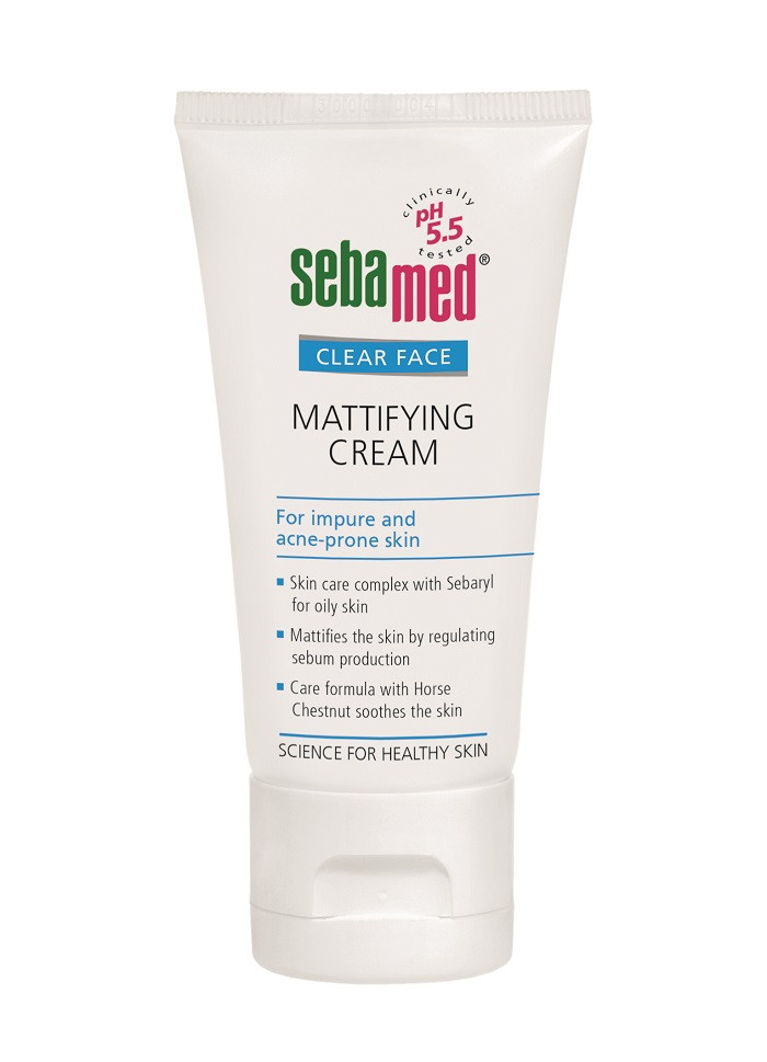 4103040003188 Sebamed Прозрачный матирующий крем для лица matujący krem do twarzy 50 мл (