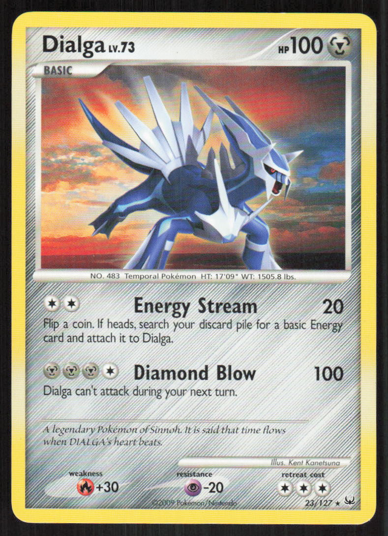 Pokemon TCG Platinum #23/127 Dialga (23) LP