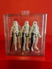 Star Wars Snowtrooper. Lot of 3. Original blaster. Custom skirt. Vintage. 1980