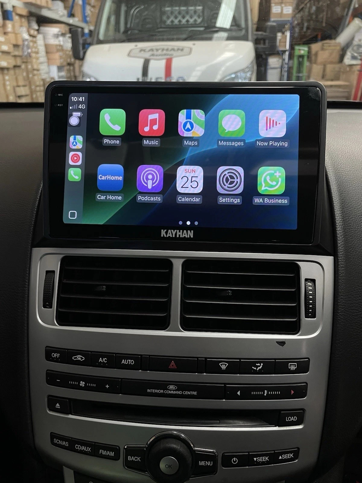 Wireless Apple Carplay/Android Auto For Ford Falcon FG MK1 XT, XR6, XR8 - 9.6inc