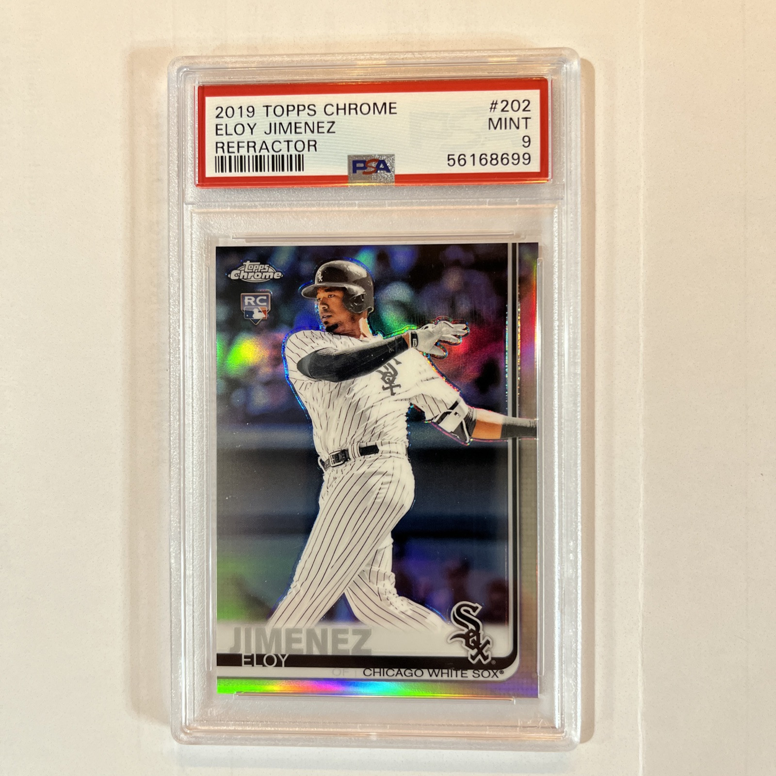 2019 Topps Chrome - Eloy Jimenez #202 Refractor (RC)