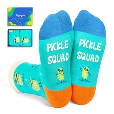 Pickle Socks Kids 10-12 Years Old - Crazy Fun Funny Socks, Pickle Squad, Funn...