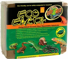 Zoo Med Eco Earth Compressed Coconut Fiber Substrate Brick 3pk NEW - SHIPS FAST