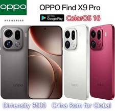 VAT Free! OPPO Find X9 Pro ColorOS 200MP 6.78" 120Hz LTPO AMOLED NFC for Global