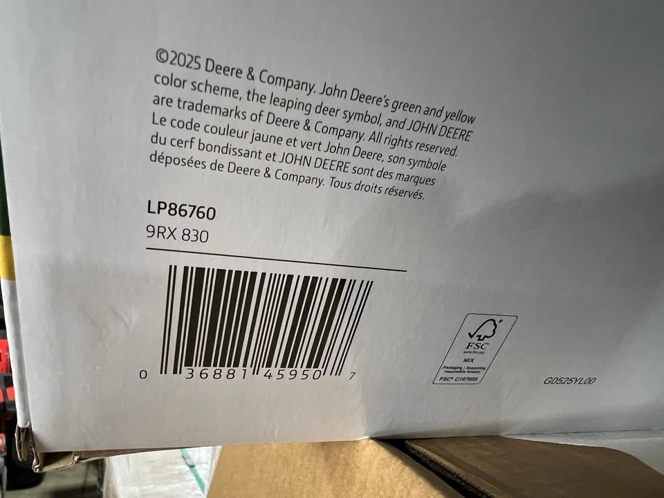 John Deere 9RX 830 Prestige Collection LP86760 Foto 2 de 2