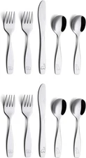 ANNOVA Kids Flatware Set - Stainless Steel Silverware Forks, Staineless 