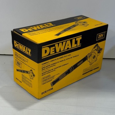 (NEW) Dewalt DCE100B 20V MAX Cordless Compact Blower 135 MPH 100 CFM Tool Only
