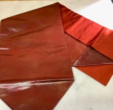 Japanese Nagoya Obi Yakihaku Red Silk Vintage Kimono Belt Elegant Traditional