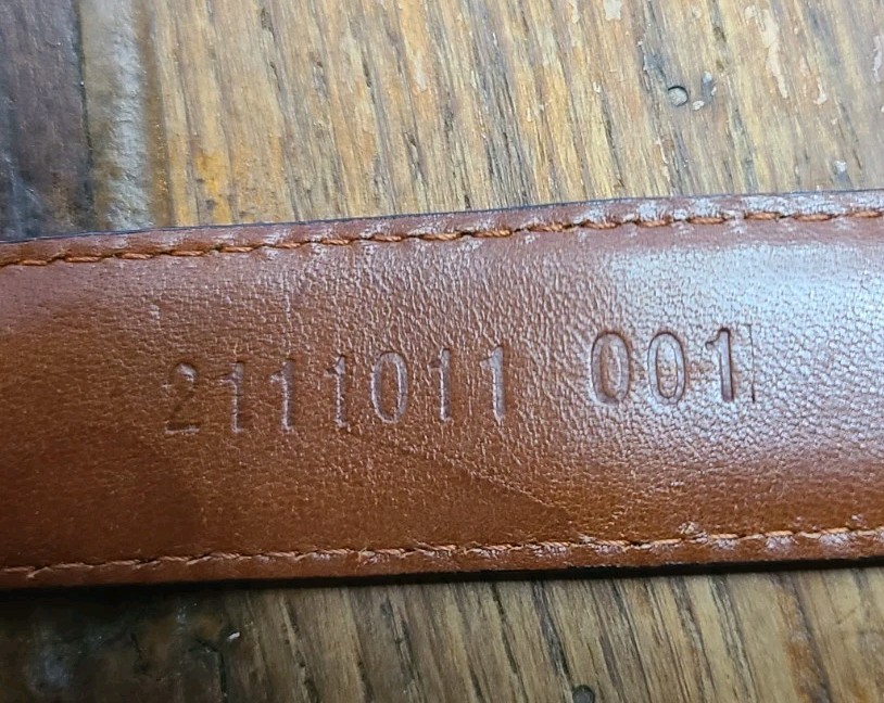 Ralph Lauren Sterling Alligator Belt - removable buckle no holes needed 36"Black thumbnail 17