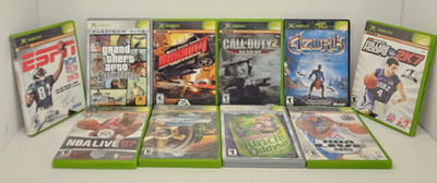 Lot of 10 Microsoft Xbox Games Bundle