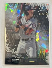 2019 Bowman Carter Kieboom Bowman Scouts' Top 100 Atomic Refractors #/150