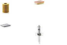 Inspektionspaket Filtersatz XL MANN-FILTER Heck-Klimaanlage Filtereinsatz 730