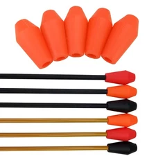 Archery Rubber Arrowheads Safety Practice Broadheads 6/8mm Shaft Shooting Gift