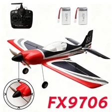 RC Plane 5CH FX9706 580MM Fixed Wing Glider 3D/6G Remote Control Aircraft USA