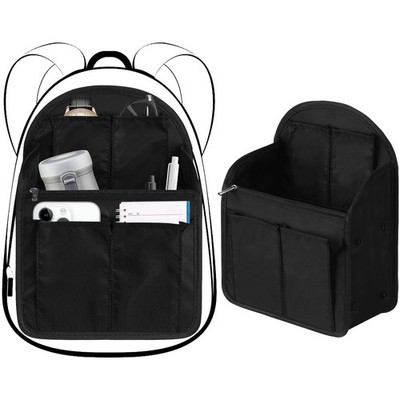 2 PCS 7.9x4.8x11 Inch Mini Backpack Organizer Insert for Rucksack Handbag