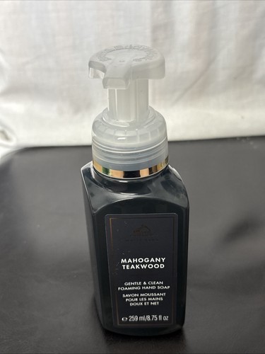 BATH & BODY WORKS MAHOGANY TEAKWOOD GENTLE CLEAN FOAMING HAND SOAP WASH 259ML