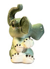 Vintage Alma K Japan Elephant Pepper Shaker Mid Century Ceramic Original Cork — photo 2