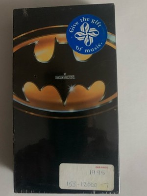 BATMAN VHS 1989 Factory Sealed Warner Home Video Jack Nicholson Michael Keaton
