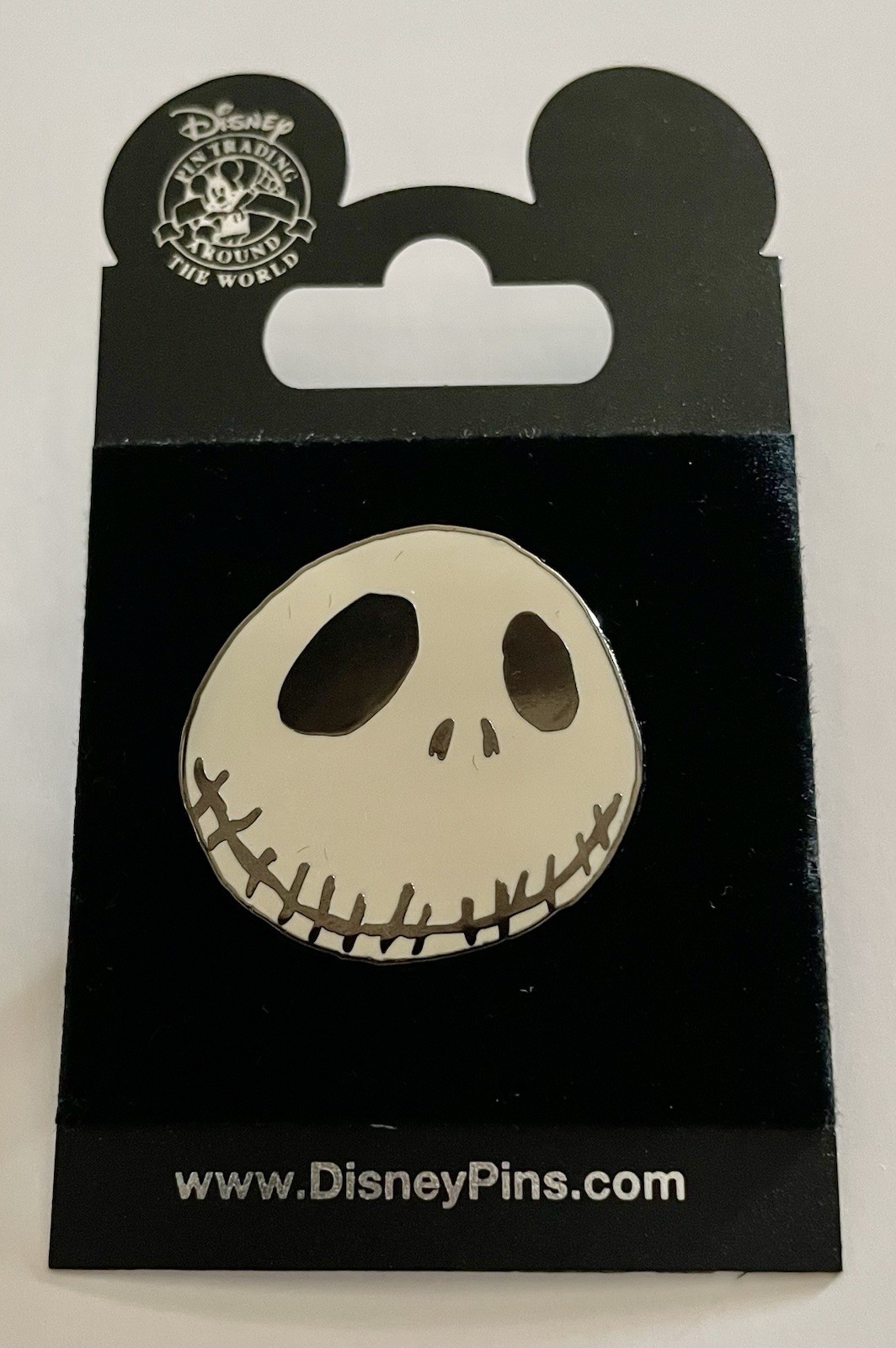 Disney Pin Nightmare Before Christmas Jack Skellington Head Halloween Vintage