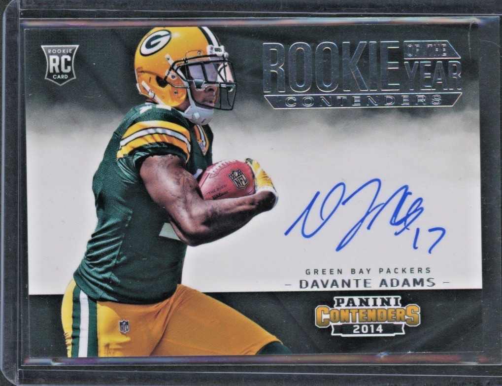 2014 Panini Contenders - Davante Adams - Rookie of the Year Auto RC - ROY-DV