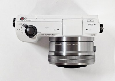 Sony Alpha a5000 20.1MP Digital Camera-White(Kit w/ 16-50mm