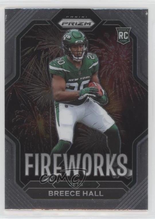 2022 Panini Prizm Fireworks Breece Hall #F-24 0i5i