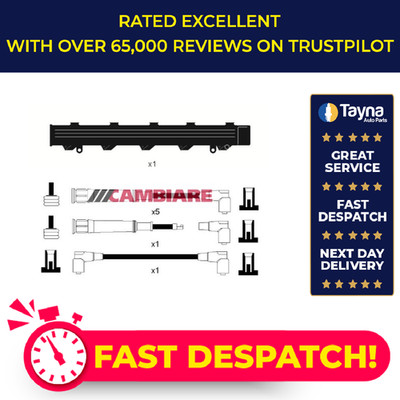 HT Leads Ignition Cables Set fits BMW 535 E28, E34 3.4 85 to 93 Cambiare Quality