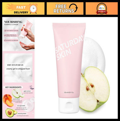 Hydrating Foam Cleanser - Anti-Aging Face Wash with Apple Extract, Moisturizing