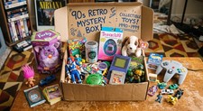 Vintage 90s Mystery Box Retro Toys Surprise Collectible Nostalgia Lot