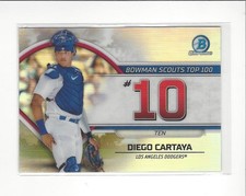 2023 Bowman Chrome Baseball Scouts Top 100 Insert Singles - You Choose