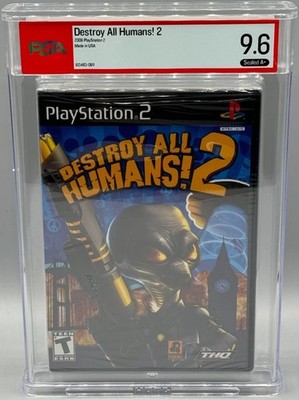 Destroy All Humans 2 Sony PlayStation 2 PS2 Sealed PSA 9.6 A+ Graded NOT WATA