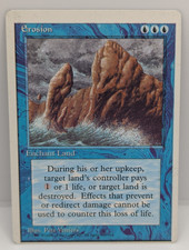 Erosion Miscut Error MTG Core Set 4th Edition Regular