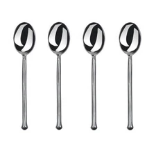 Gourmet Settings Exotique Platinum 18/10 Stainless Teaspoon (Set of Four)