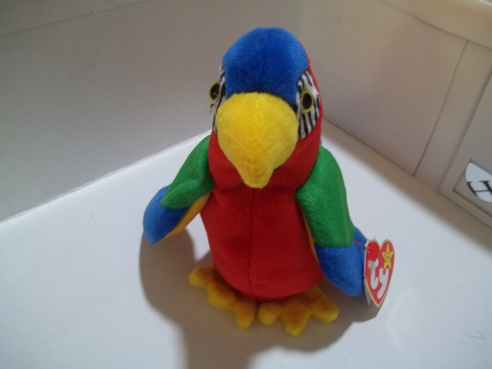 Beanie Baby "Jabber" Parrot Bird with Tags Errors 1997/ 1998 eBay