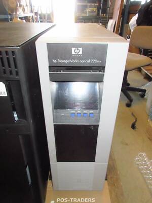 HP STORAGEWORKS 220MX OPTICAL 2 DRIVE JUKEBOX Library 24 slot