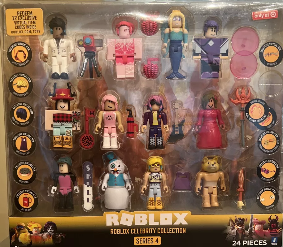 Roblox Celebrity Collection Series 4 24 pieces 12 Virtual Codes