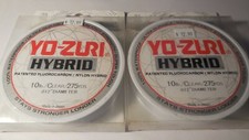 2 spools YO-ZURI HYBRID Fishing Line 275yd clear