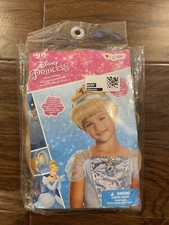 Disney Princess Girls Cinderella Wig Pretend Play Dress Up Halloween Costume
