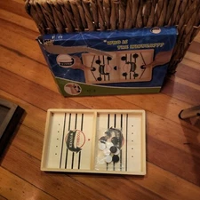 Fast Sling Puck Game, Foosball Winner Desktop Battle  String Board Game