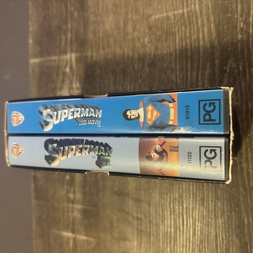 Superman 1 & 2 VHS Boxset TESTED - Picture 2 of 6