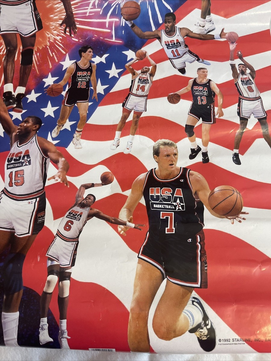 America's Team Poster 1992 USA Basketball Dream Team 22x 35